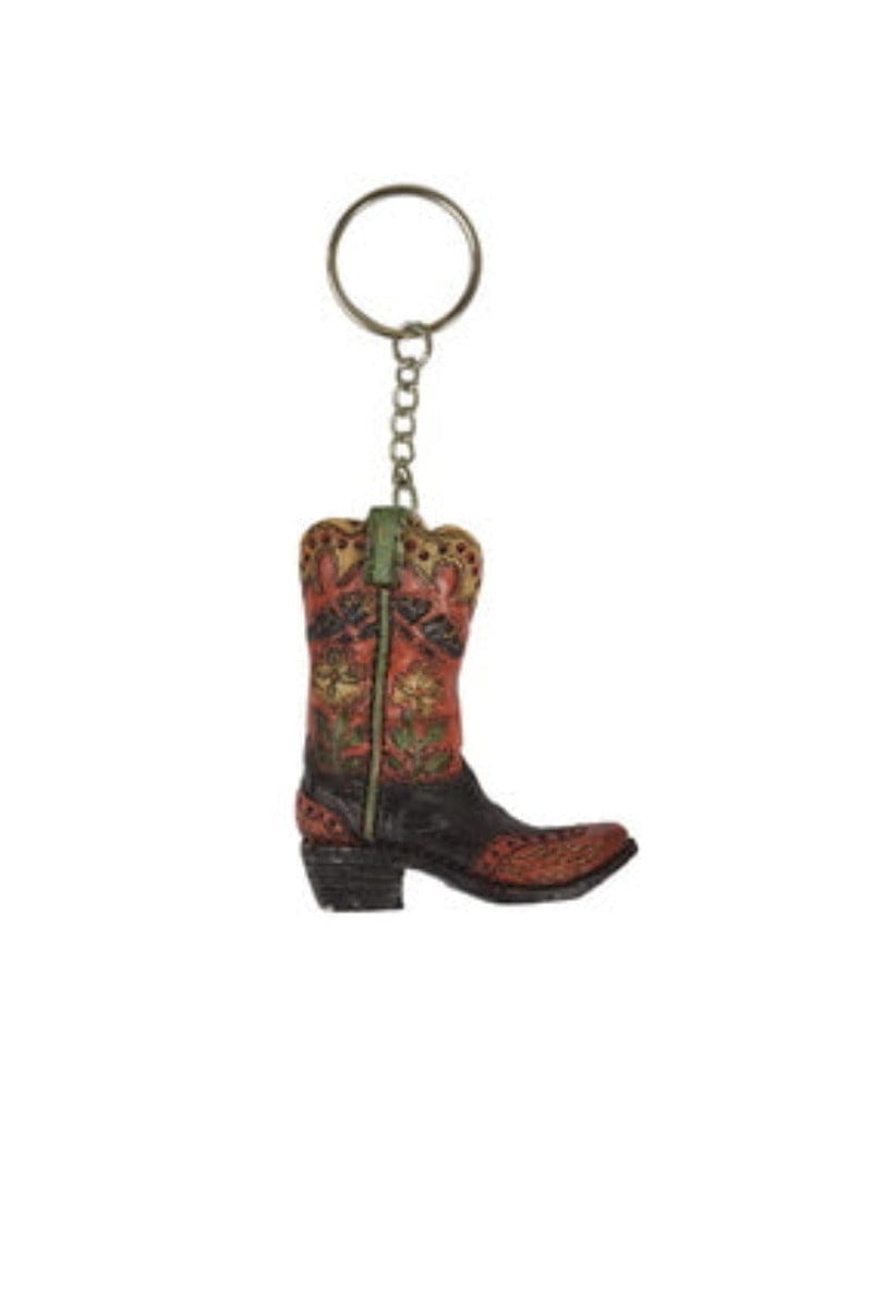 Pure Western Gifts & Homewares Assorted Pure Western Keychain Boot Butterfly Flower
