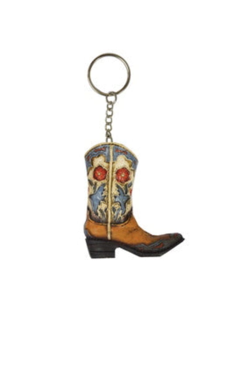 Pure Western Gifts & Homewares Assorted Pure Western Keychain Boot Dove & Flowers