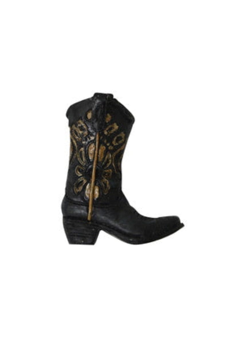 Pure Western Gifts & Homewares Assorted Pure Western Magnet Boot Black Flower