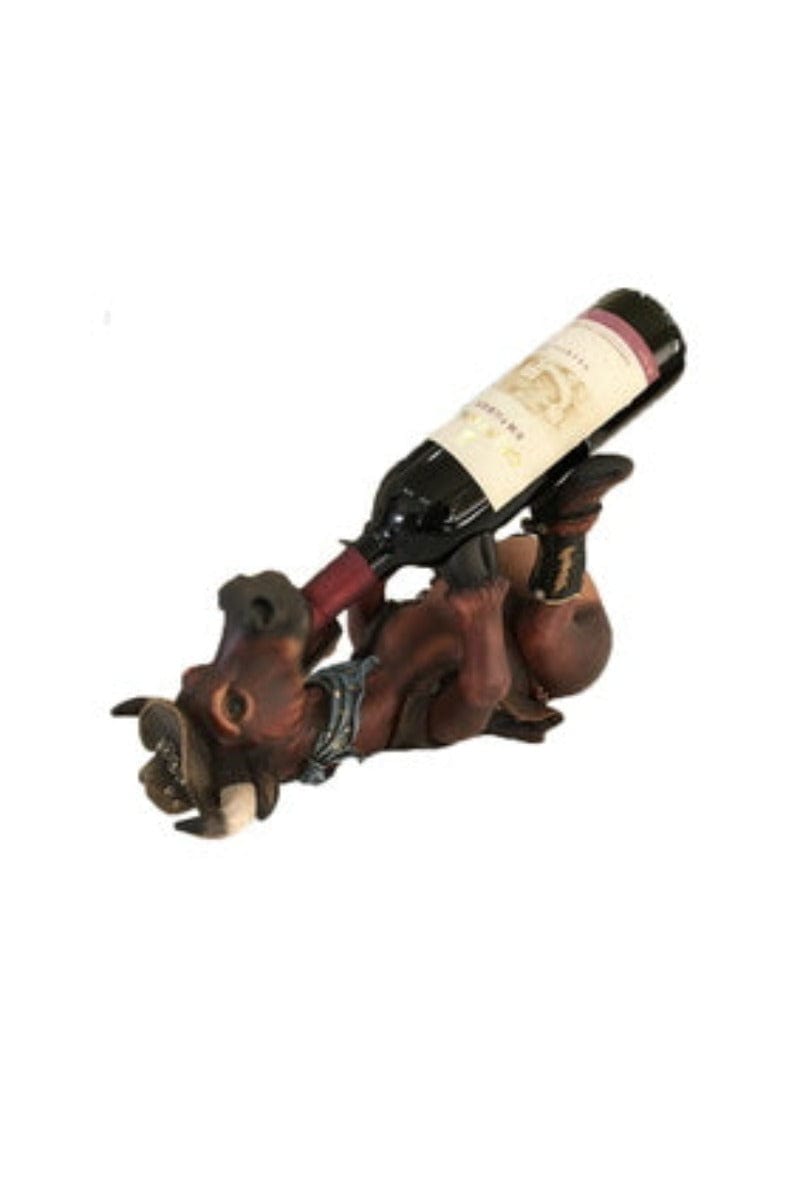 Pure Western Gifts & Homewares Assorted Pure Western Wine Bottle Holder Laugh Steer