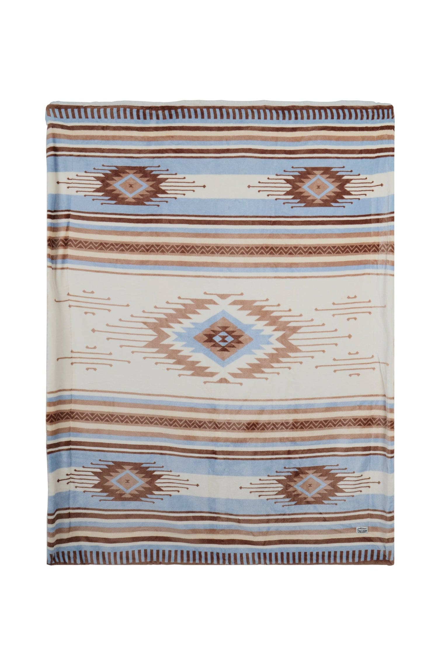 Pure Western Gifts - Homewares Natural/Blue Pure Western Blanket Ellery