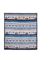 Pure Western Gifts - Homewares Natural/Blue Pure Western Snuggle Blanket Aztec Print