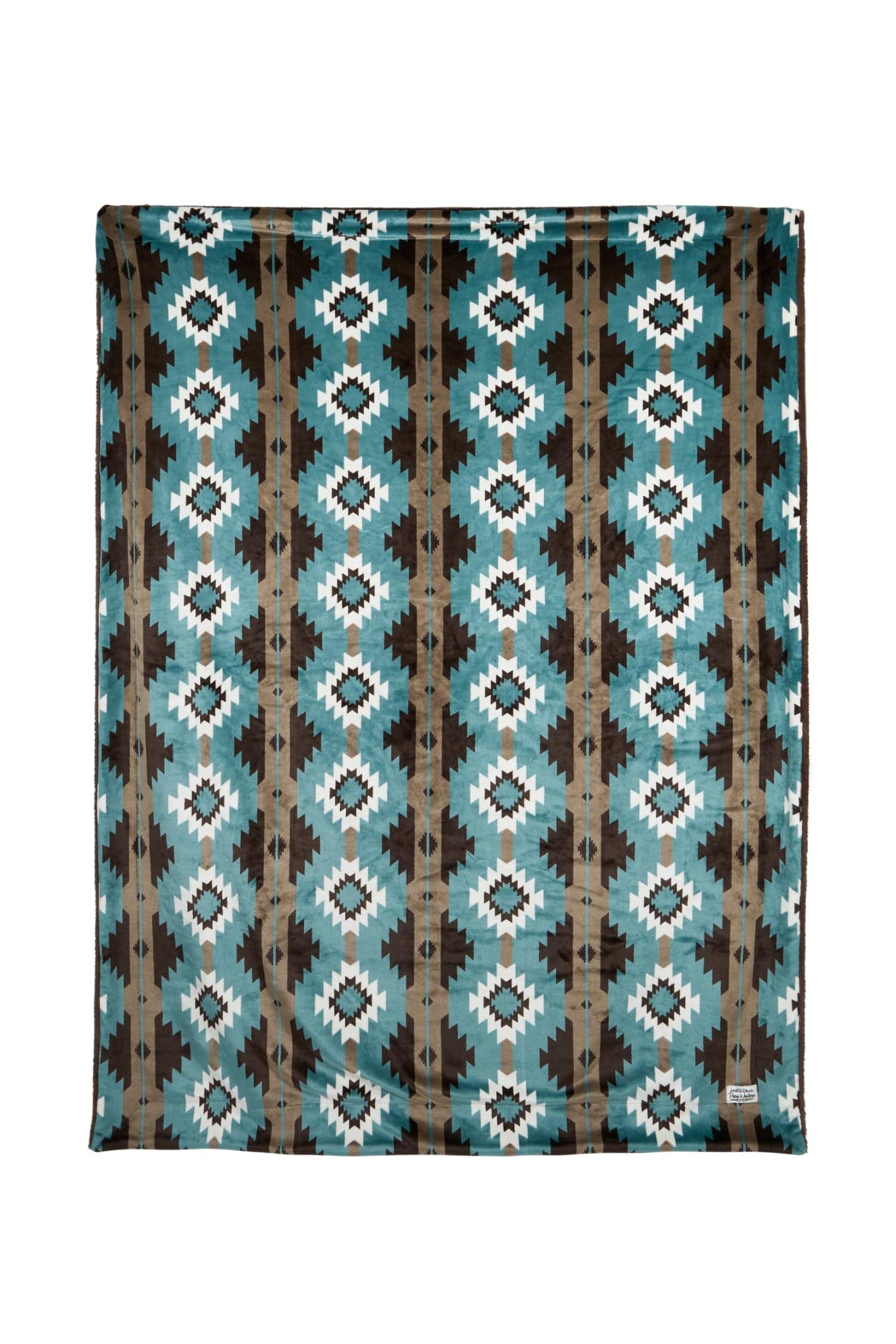 Pure Western Gifts - Homewares Teal/Chocolate Pure Western Blanket Samara