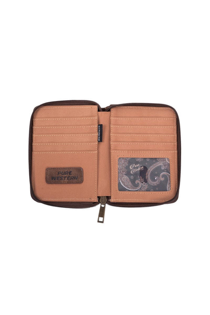 Pure Western Handbags & Wallets Tan Pure Western Wallet Samara (P3S2925WLT)