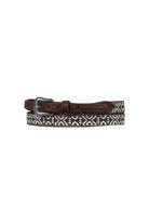 Pure Western Hat Accessories Dark Tan Pure Western Hat Band Reid