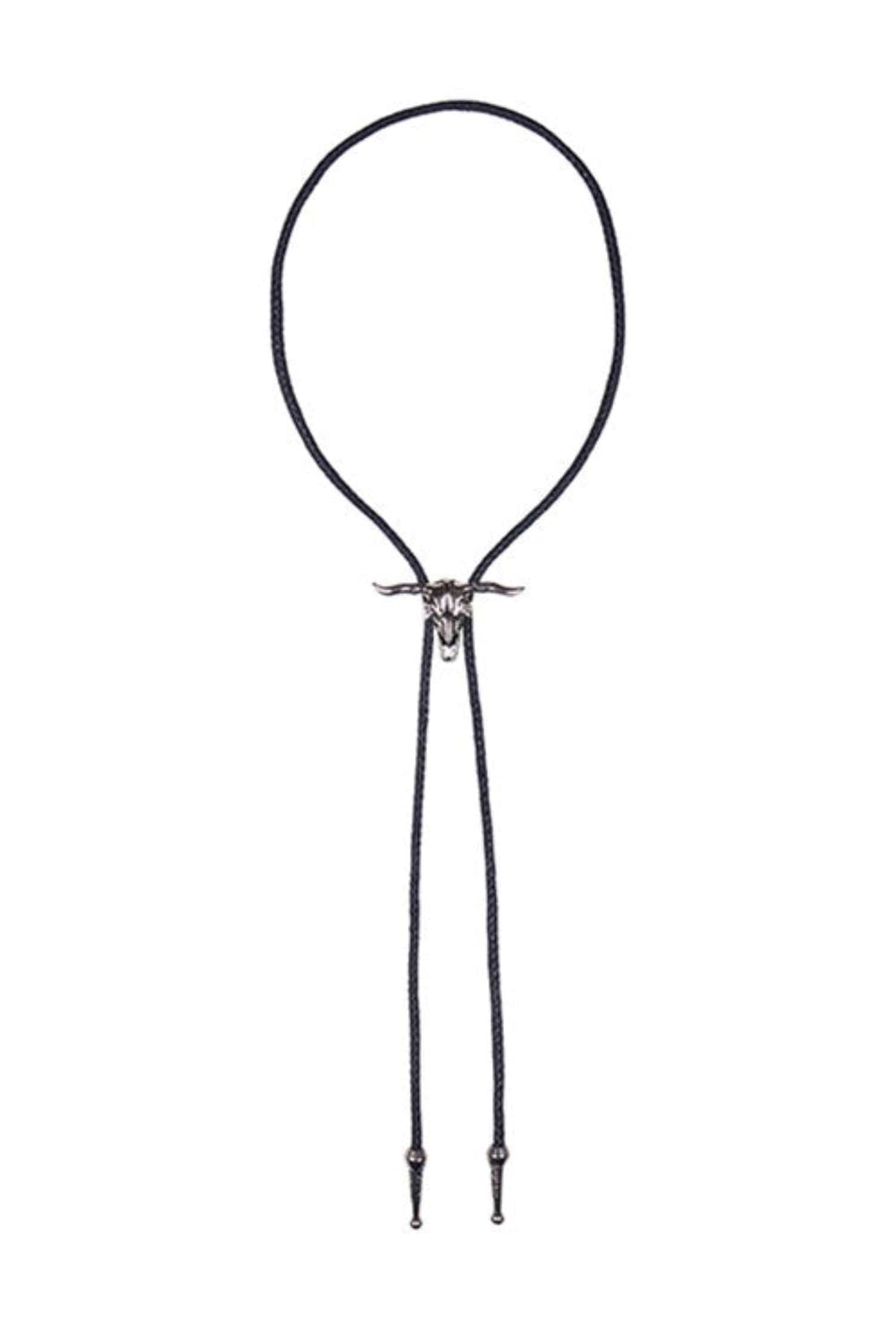 Pure Western Jewellery Silver Pure Western Bolo Tie Steerhead