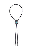 Pure Western Jewellery Silver Pure Western Bolo Tie Turquoise Stone