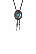 Pure Western Jewellery Silver Pure Western Bolo Tie Turquoise Stone