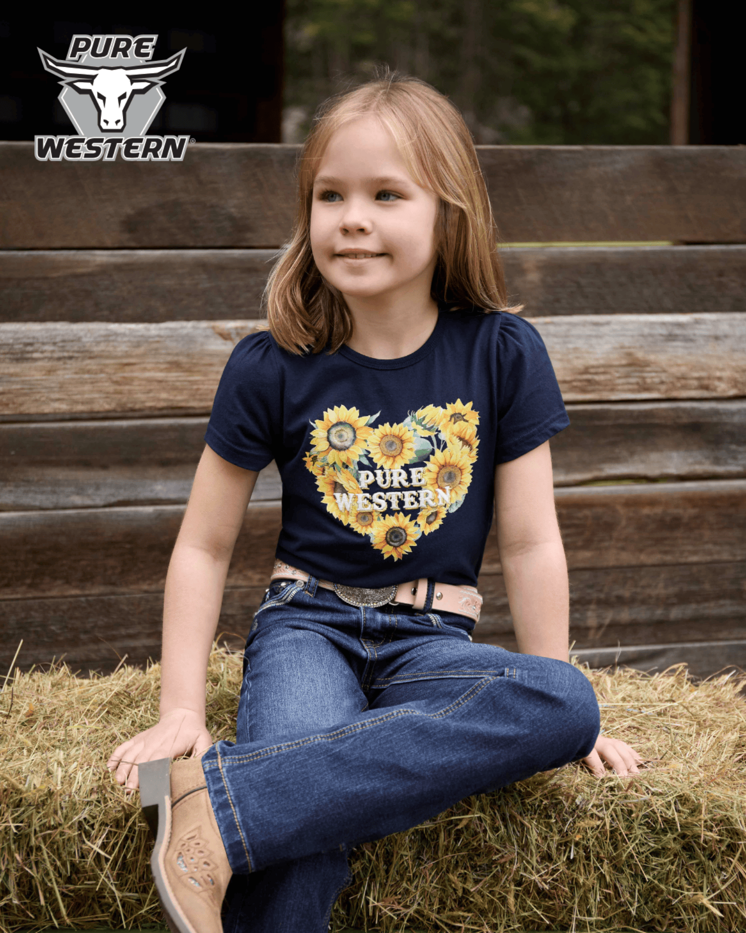 Pure Western Kids Belts Pure Western Belt Girls Soleil