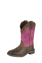 Pure Western Kids Boots - Shoes CH 10 / Bark/Pink Pure Western Boots Kids Hattie