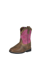 Pure Western Kids Boots - Shoes TOD 4 / Bark/Pink Pure Western Boots Toddlers Hattie