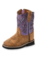 Pure Western Kids Boots & Shoes TOD 4 / Oiled Distressed Pure Western Boots Toddlers Dash (PCP78093T)