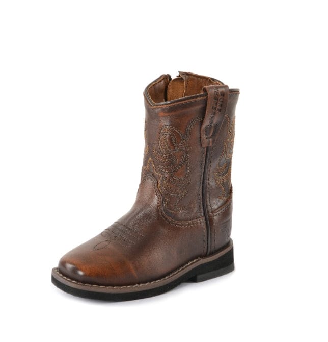 Pure Western Kids Boots - Shoes TOD 8 / Antique Brown Pure Western Boots Toddlers Ryder