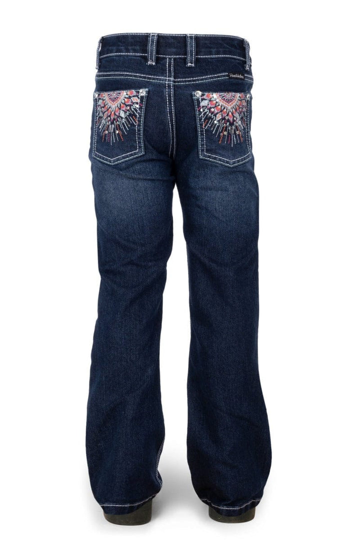 Pure Western Kids Jeans 02 / Evening Sky Pure Western Jeans Girls Adeline Bootcut (PCP5211606)