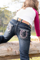 Pure Western Kids Jeans 02 / Midnight Pure Western Jeans Girls Tess Bootcut