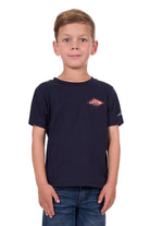 Pure Western Kids Shirts 02 / Navy Pure Western Boys Neil T-Shirt