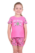 Pure Western Kids Shirts 02 / Pink Pure Western Girls Cactus Pyjamas