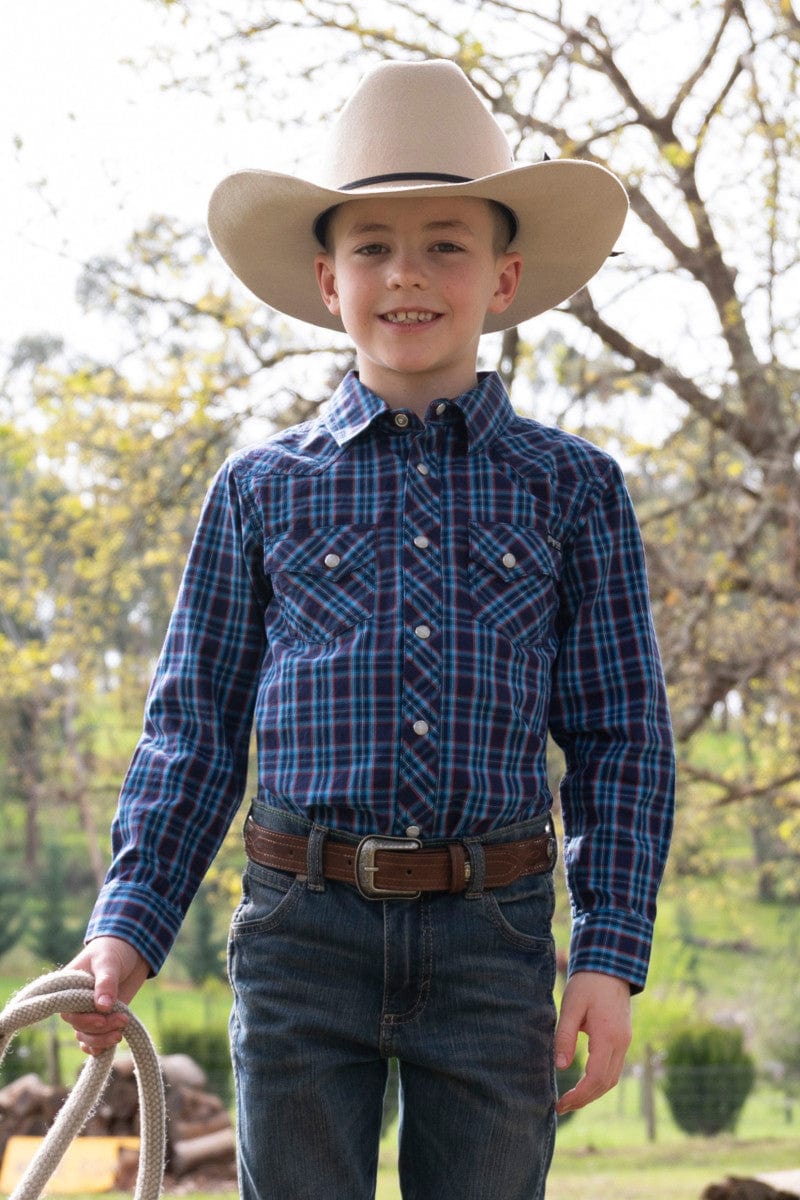 Pure Western Kids Shirts Pure Western Shirt Boys Rowan