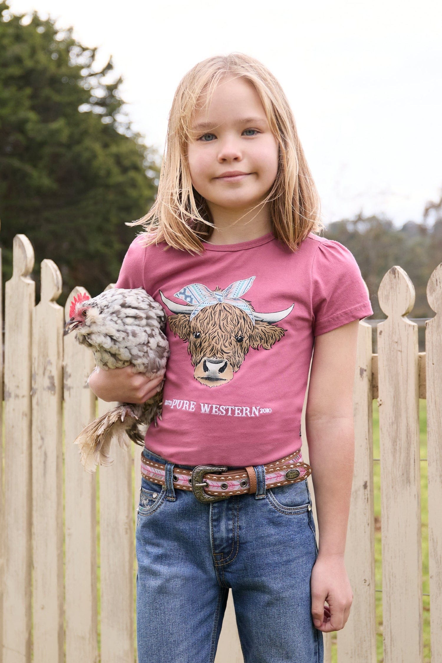 Pure Western Kids Shirts Pure Western Tee Girls Estelle