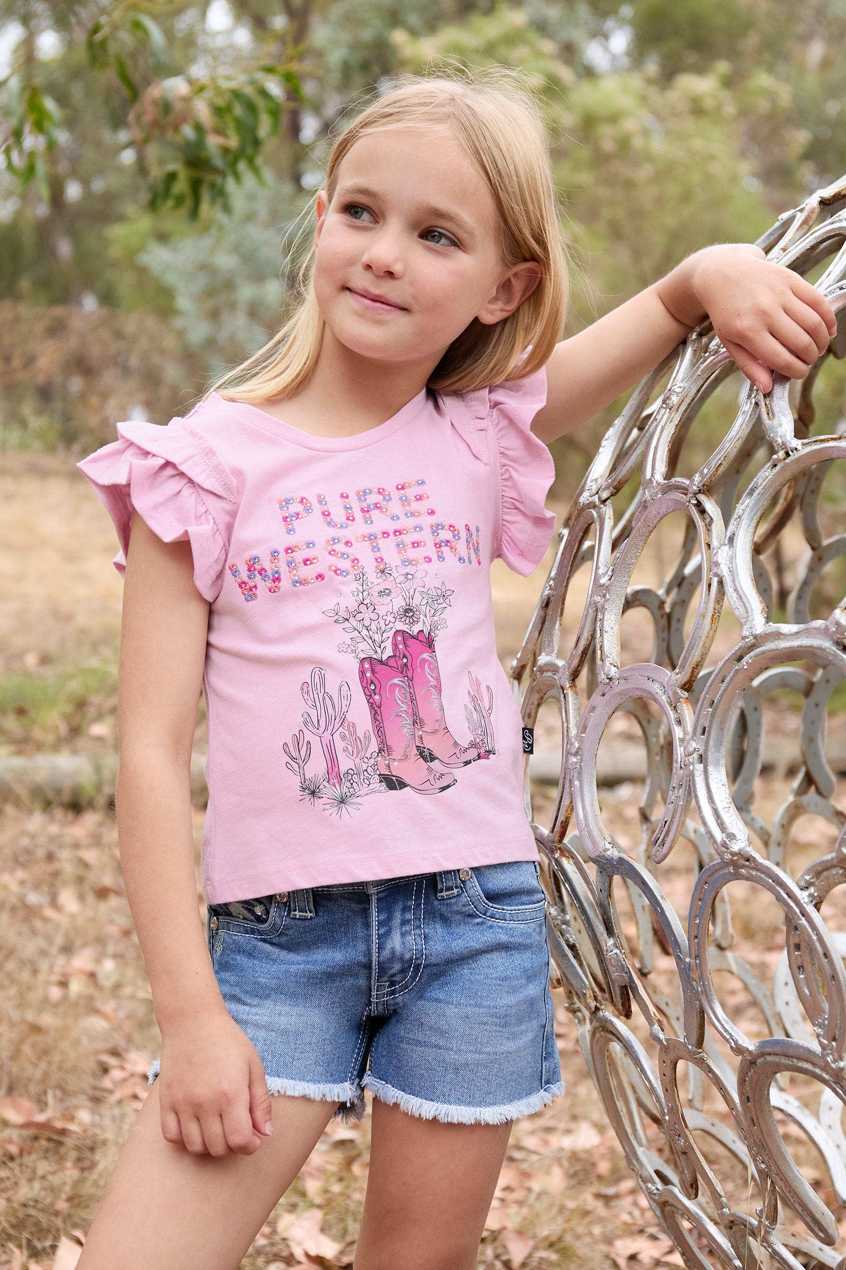 Pure Western Kids Shirts Pure Western Tee Girls Pietta