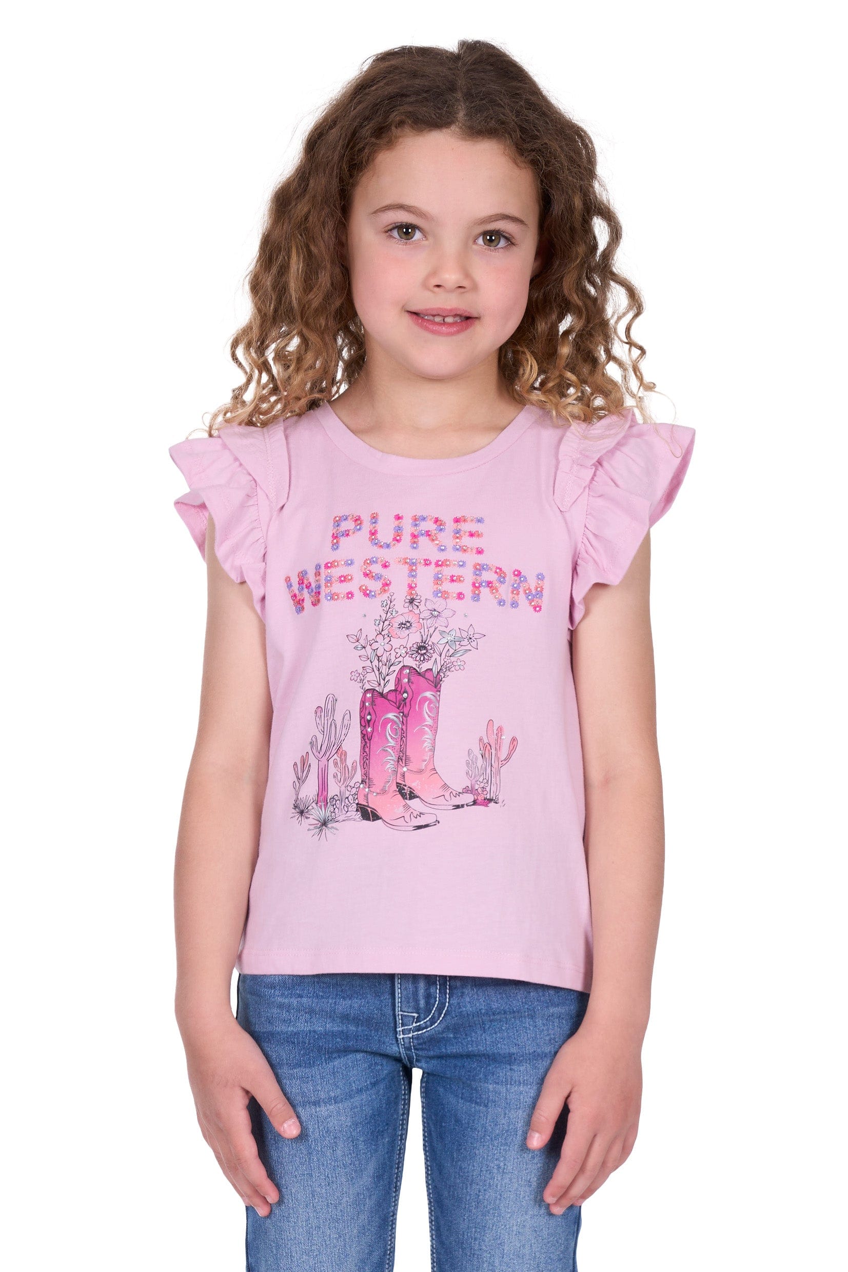 Pure Western Kids Shirts Pure Western Tee Girls Pietta