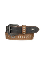 Pure Western Mens Belts S / Tan/Chocolate Pure Western Belt Mens Terrence