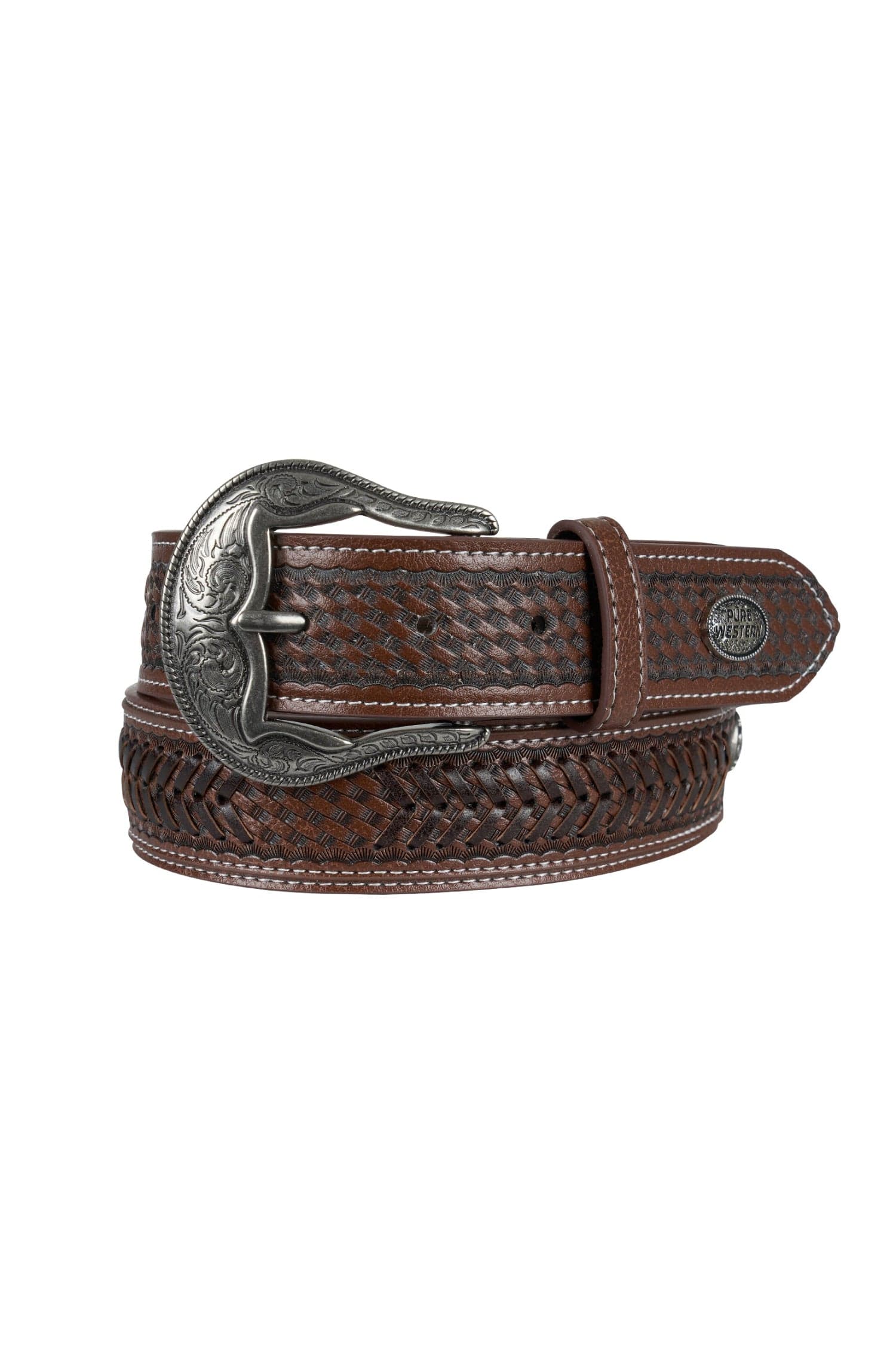 Pure Western Mens Belts XS / Dark Tan Pure Western Belt Mens Rylan