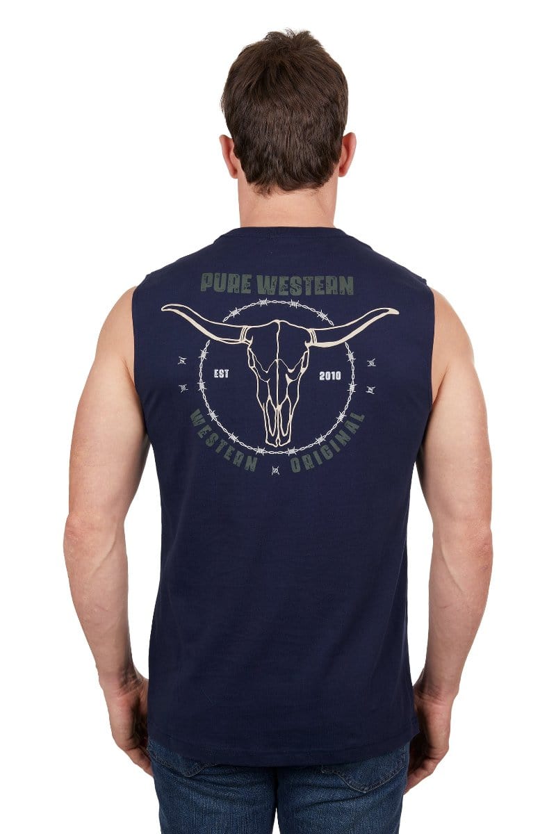 Pure Western Mens Shirts Pure Western Mens Fred Muscle Tank