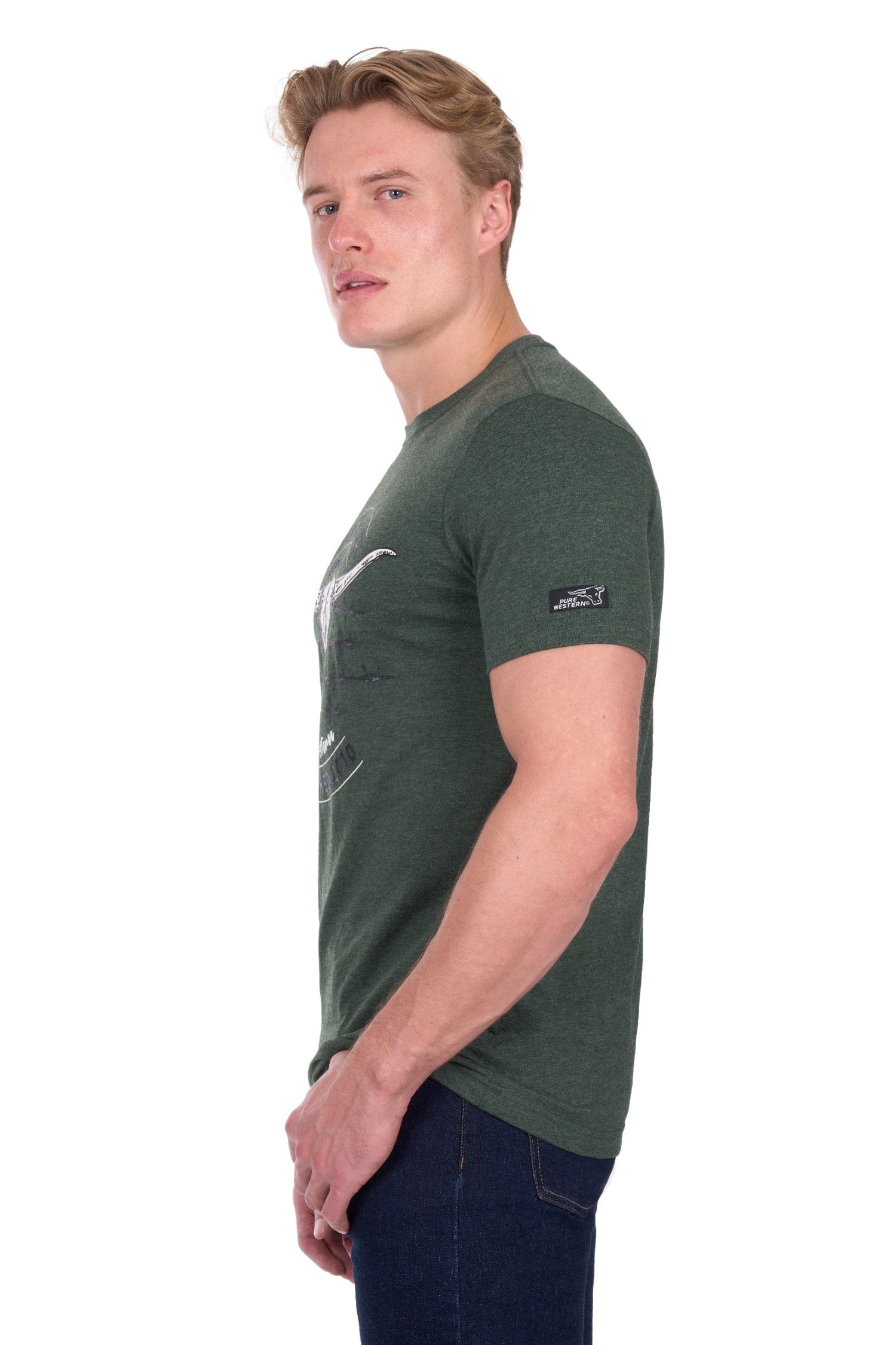 Pure Western Mens Shirts Pure Western Tee Mens Frank