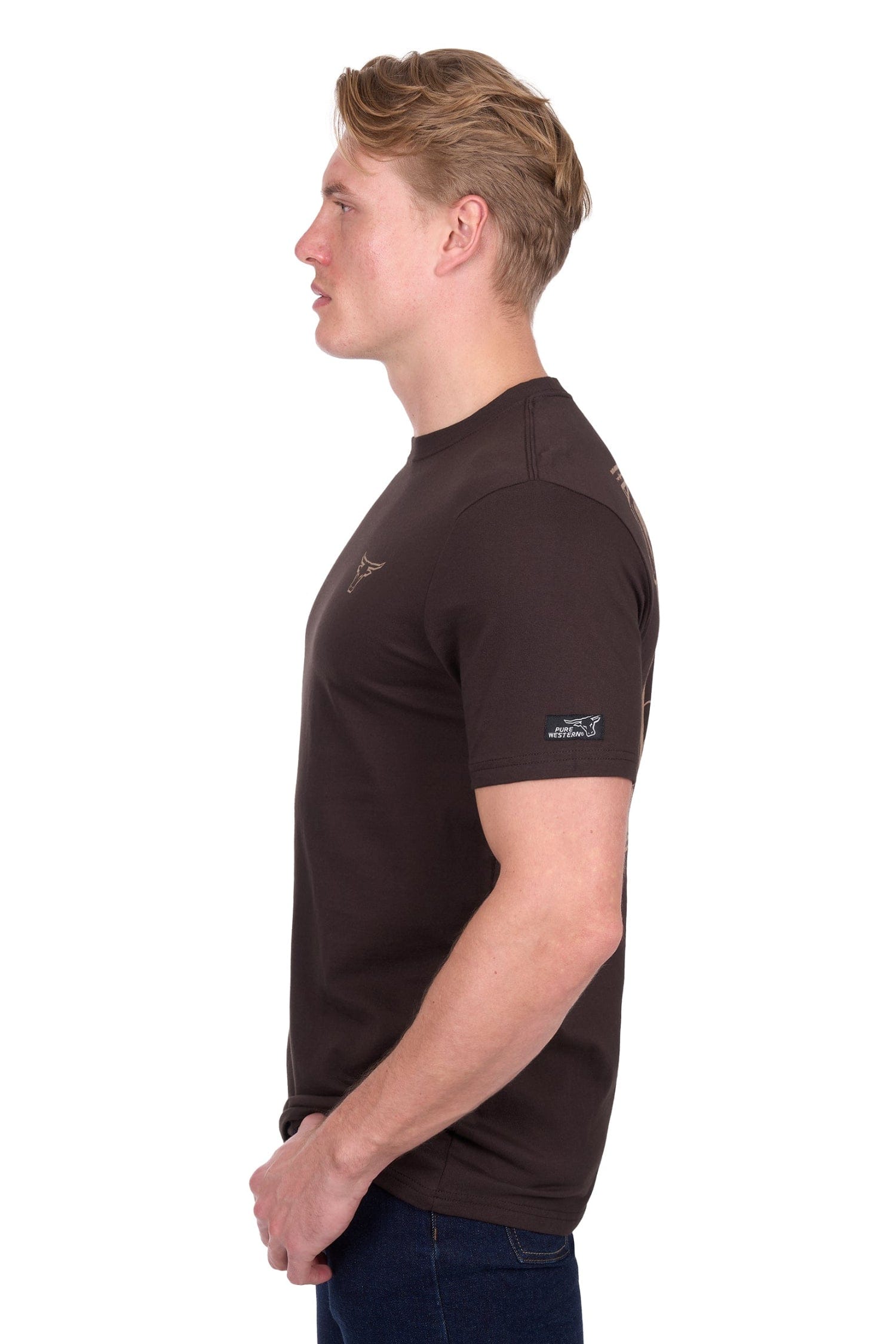 Pure Western Mens Shirts Pure Western Tee Mens Rodeo