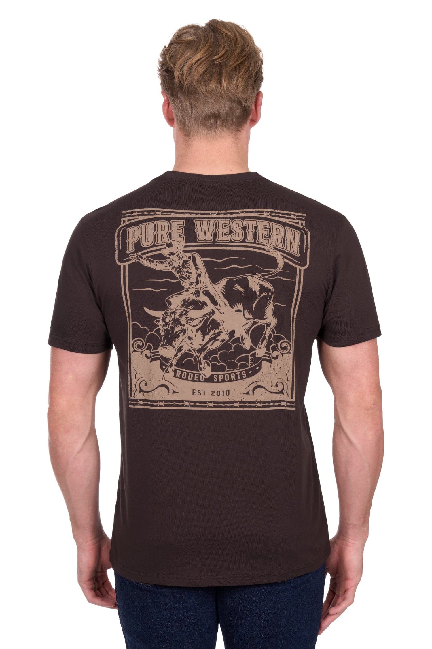 Pure Western Mens Shirts Pure Western Tee Mens Rodeo