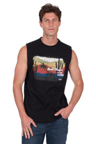 Pure Western Mens Shirts S / Black Pure Western Muscle Tank Terry