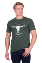Pure Western Mens Shirts S / Green Marle Pure Western Tee Mens Frank