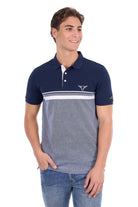 Pure Western Mens Shirts S / Navy/White Pure Western Polo Mens Dean