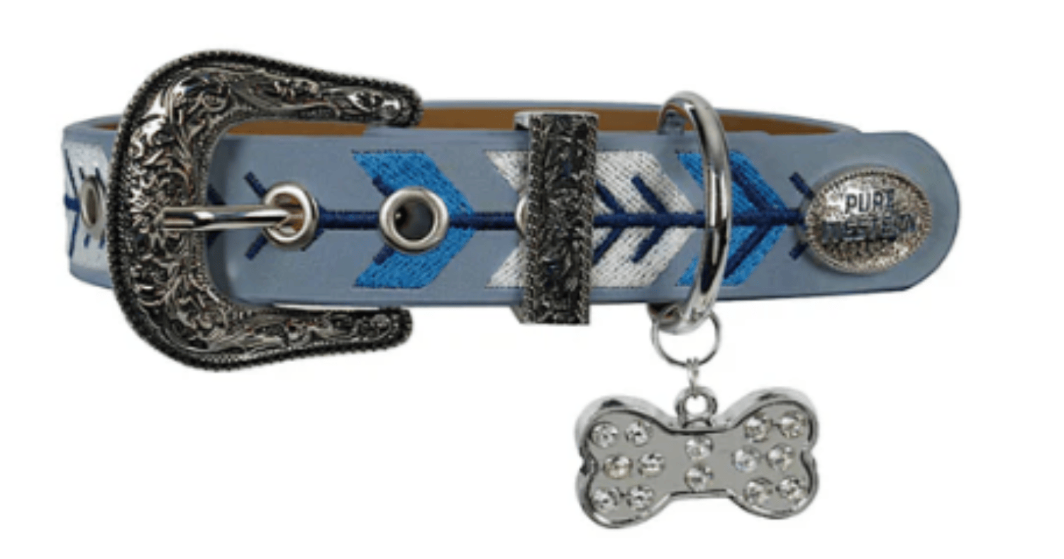Pure Western Pet Accessories XS / Blue Pure Western Dog Collar Kaira