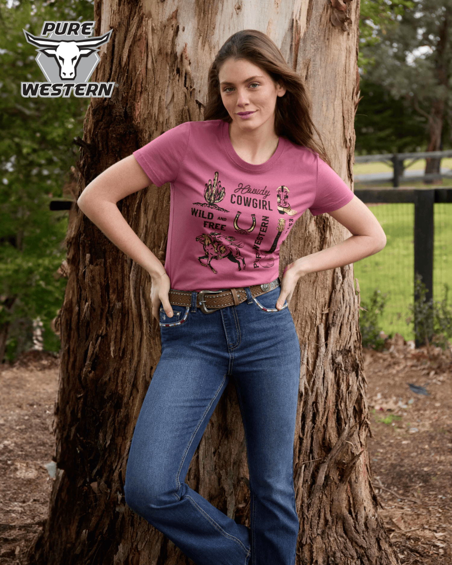 Pure Western Womens Belts Pure Western Belt Womens Brielle