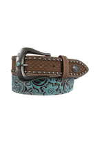 Pure Western Womens Belts XS / Tan/Turquoise Pure Western Belt Womens Brielle