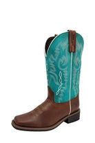 Pure Western Womens Boots & Shoes WMN 6 / Dark Brown/Aqua Pure Western Boots Womens Rowlett