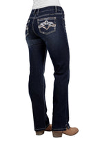 Pure Western Womens Jeans 06x32 / Evening Sky Pure Western Womens Mia Straight Leg Jean