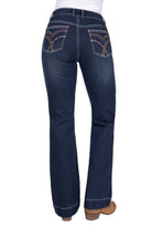 Pure Western Womens Jeans 06x32 / Midnight Pure Western Jean Trousers Womens Romy