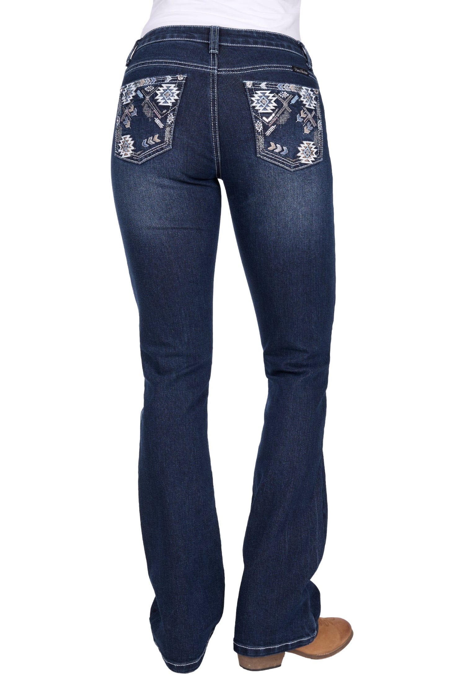 Pure Western Womens Jeans 06x34 / Evening Sky Pure Western Jeans Womens Raven Bootcut
