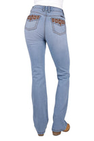 Pure Western Womens Jeans 06x34 / Light Sky Pure Western Jeans Womens Liz High Rise