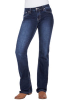 Pure Western Womens Jeans Pure Western Jeans Womens Bettina Relaxed Rider Old Indigo (PCP2210654)