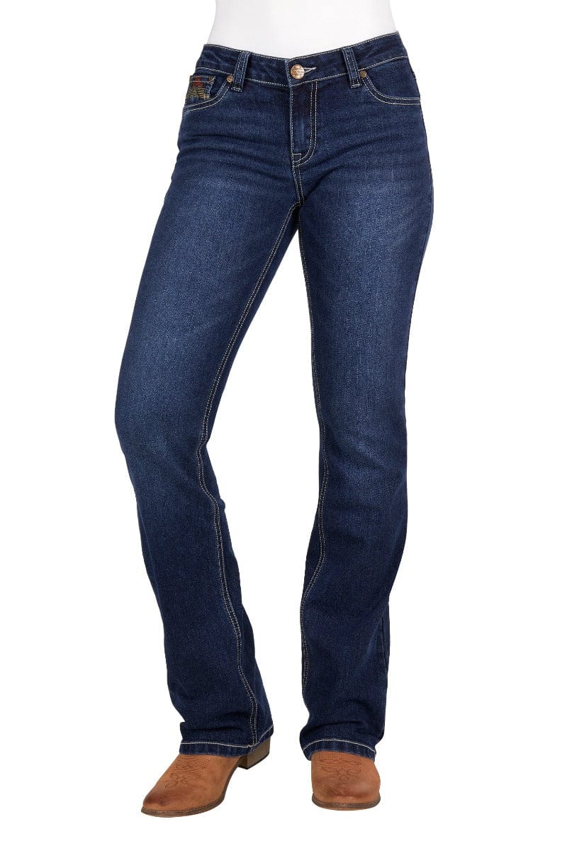 Pure Western Womens Jeans Pure Western Jeans Womens Ola Relaxed 36in Leg