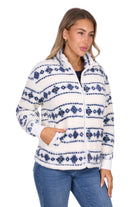 Pure Western Womens Jumpers- Jackets - Vests 08 / Ivory Pure Western Jacket Womens Sharna