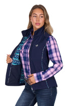 Pure Western Womens Jumpers- Jackets - Vests Pure Western Vest Womens Corine Softshell