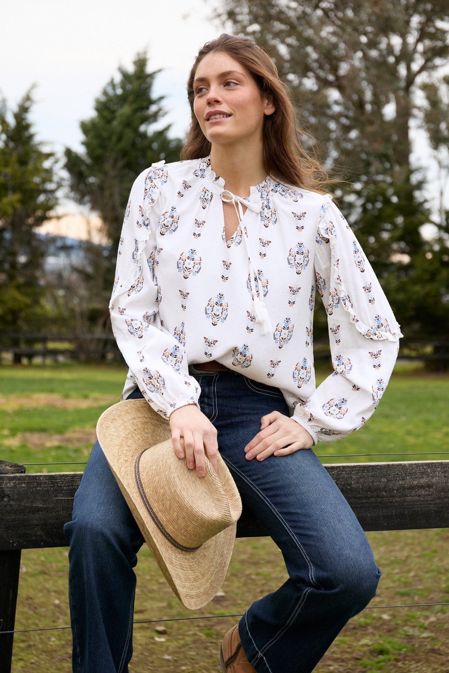 Pure Western Womens Shirts Pure Western Blouse Womens Keeley