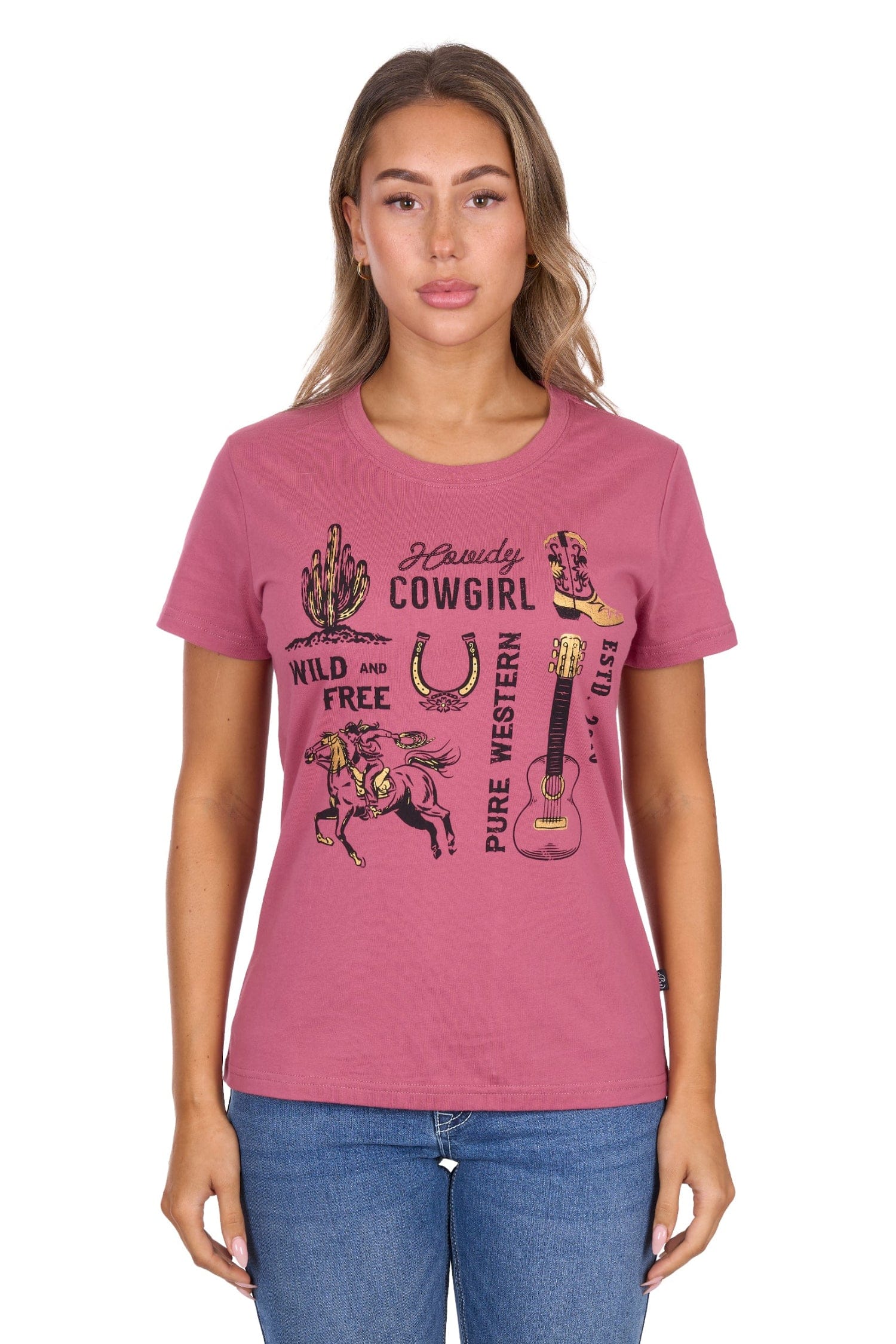 Pure Western Womens Shirts Pure Western Tee Womens Trinity
