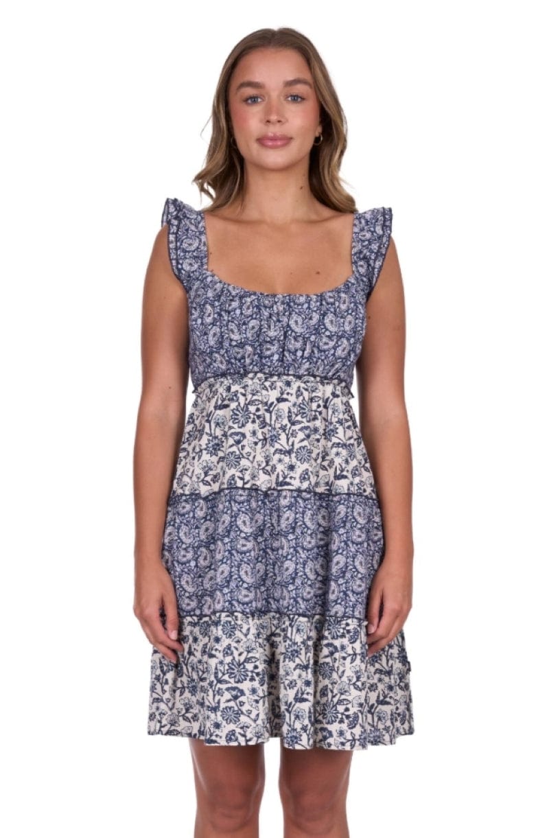 Pure Western Womens Shorts- Skirts - Dresses 08 / Navy Pure Western Dress Womens Maisy