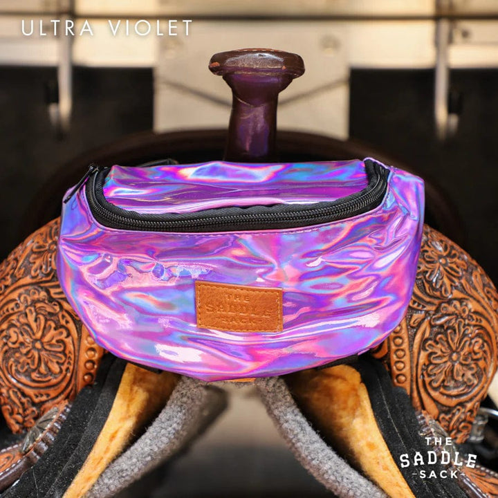 Ranch Dressn Saddle Accessories Holographic Ultra Violet Saddle Sack Pro